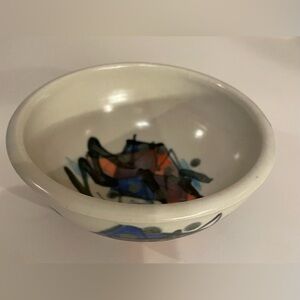 Abstract Small Pottery Bowl from Pattie Cocker